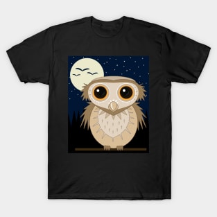 Owl at night T-Shirt